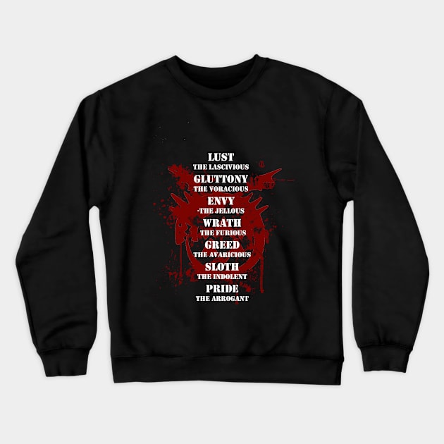 Mark of Ouroboros Crewneck Sweatshirt by Blackscribbles